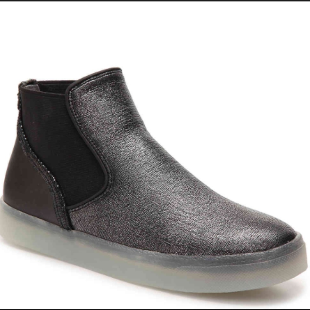 Sam Edelman Metallic High-Top Sneaker
